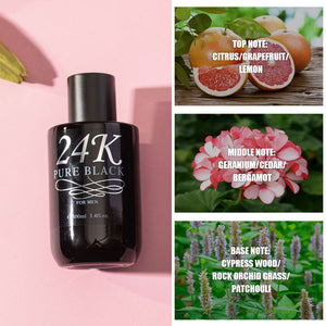 24k most popular men's perfume rose red bottle 100ml - MUA Lashes Collections
