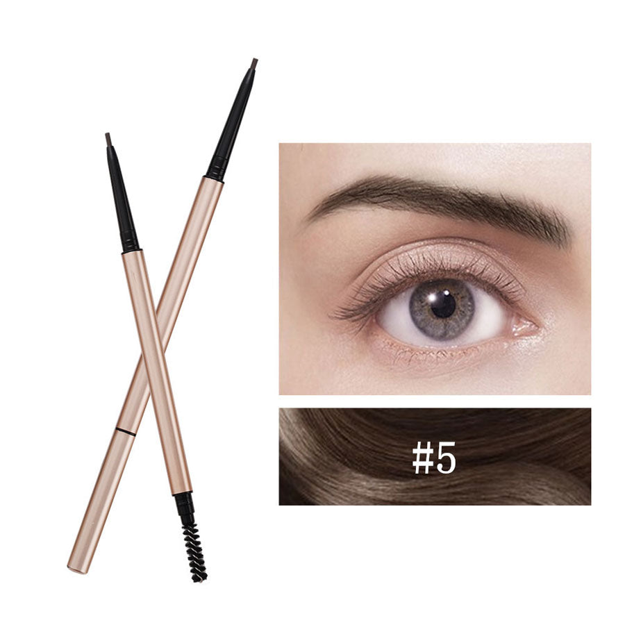 Ultra-fine, smooth and long-lasting rose gold tube eyebrow pencil