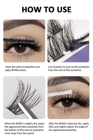 45-Clusters DIY eyelash extension kit