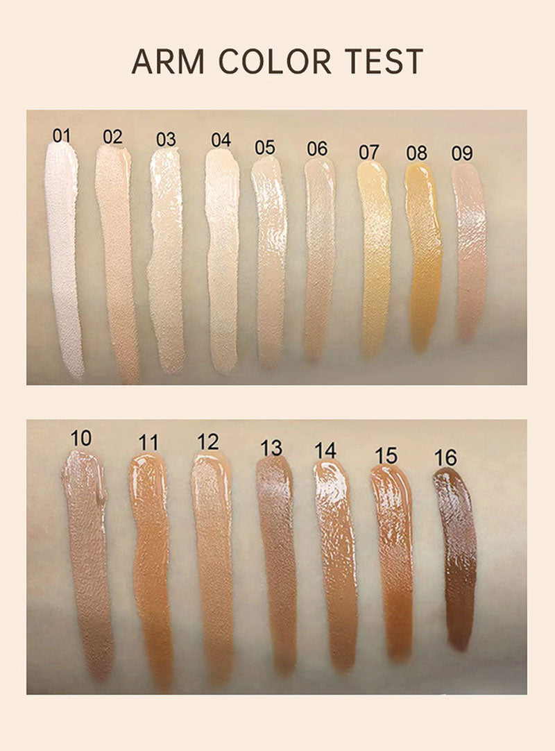 16-color liquid matte concealer