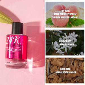 24k most popular men's perfume rose red bottle 100ml - MUA Lashes Collections