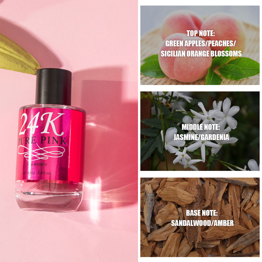 24k most popular men's perfume rose red bottle 100ml - MUA Lashes Collections