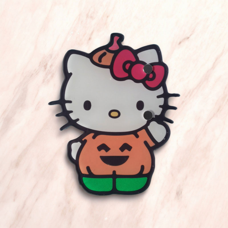 Halloween Hello Kitty Bandage Acrylic Eyelash Tiles