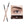 Ultra-fine, smooth and long-lasting rose gold tube eyebrow pencil