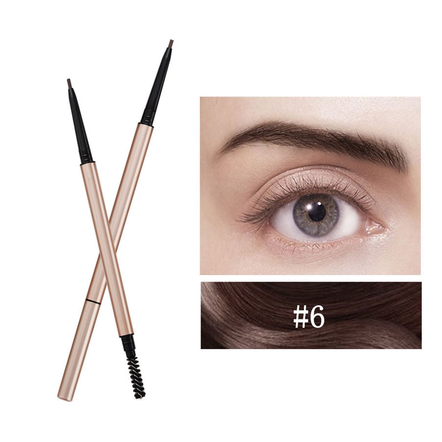 Ultra-fine, smooth and long-lasting rose gold tube eyebrow pencil