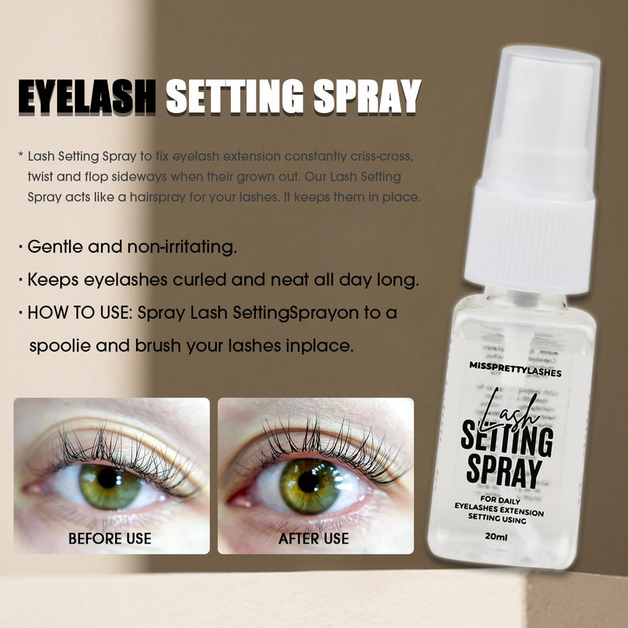 Eyelash Setting Spray 20ml - MUA Lashes Collections