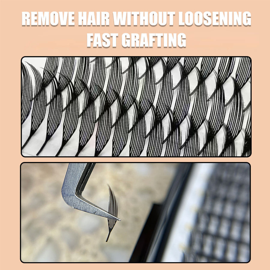 New Anime Tower Spire Premade Eyelash Fans