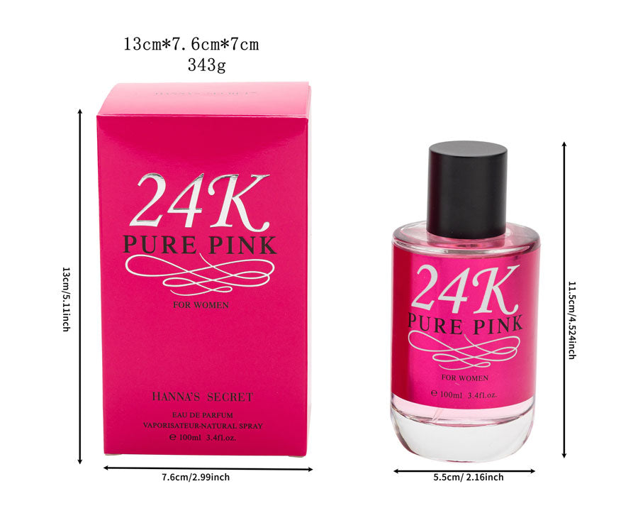24k most popular men's perfume rose red bottle 100ml - MUA Lashes Collections