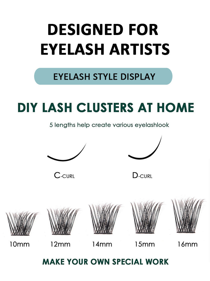 45-Clusters DIY eyelash extension kit
