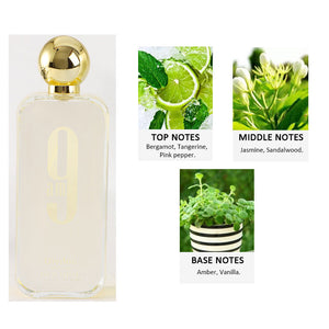 Famous arabic men perfume 9pm men Blue bottle - MUA Lashes Collections