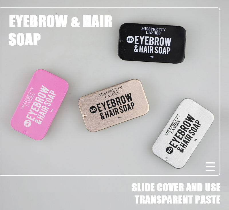 Waterproof 3D Eyebrow & Hair Shaping Soap