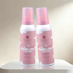 Rose-flavored whipped lash shampoo with a powder cap - MUA Lashes Collections