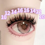 DF05 cluster DIY lashes Kit - 144 clusters - MUA Lashes Collections