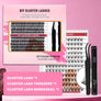 DF07 cluster DIY lashes Kit - 144 clusters - MUA Lashes Collections