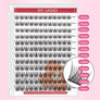 DF11 cluster DIY lashes Kit - 144 clusters - MUA Lashes Collections