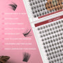 DF15 cluster DIY lashes Kit - 144 clusters - MUA Lashes Collections
