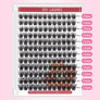 DF18 cluster DIY lashes Kit - 144 clusters - MUA Lashes Collections