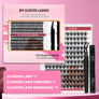 DF18 cluster DIY lashes Kit - 144 clusters - MUA Lashes Collections