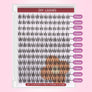 DF20 cluster DIY lashes Kit - 144 clusters - MUA Lashes Collections