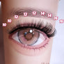 DF23 cluster DIY lashes Kit - 144 clusters - MUA Lashes Collections