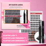 DF24 cluster DIY lashes Kit - 144 clusters - MUA Lashes Collections