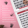 DF26 cluster DIY lashes Kit - 144 clusters