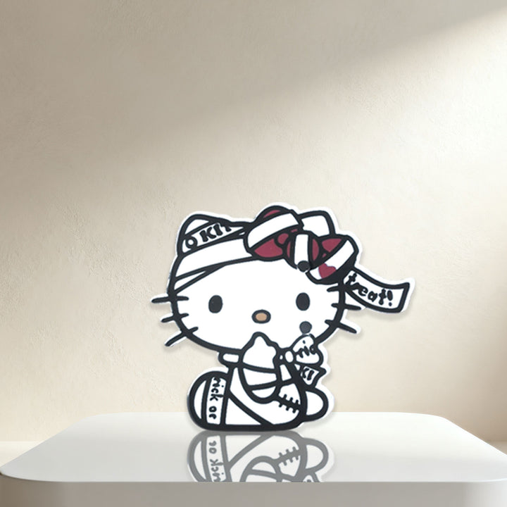 Halloween Hello Kitty Bandage Acrylic Eyelash Tiles