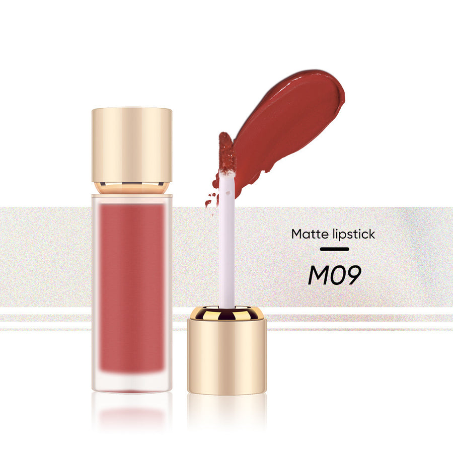 12 colors of velvet matte lip glaze