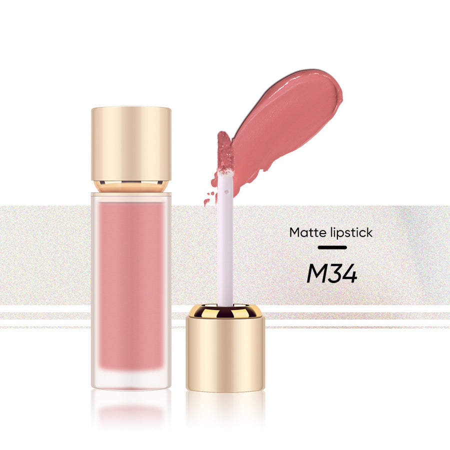 12 colors of velvet matte lip glaze