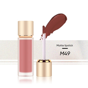 12 colors of velvet matte lip glaze