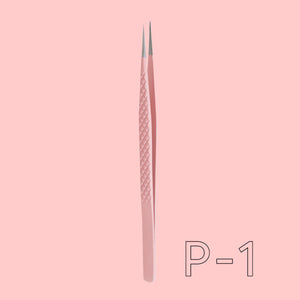 Stainless steel tweezers for eyelash extension