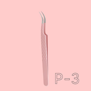 Stainless steel tweezers for eyelash extension
