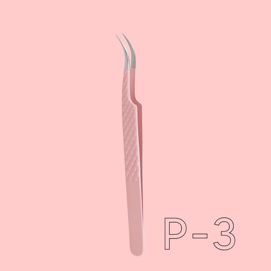 Stainless steel tweezers for eyelash extension