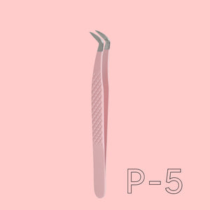 Stainless steel tweezers for eyelash extension