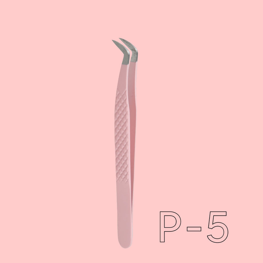 Stainless steel tweezers for eyelash extension