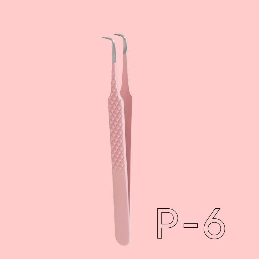 Stainless steel tweezers for eyelash extension