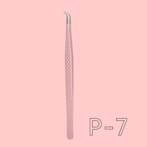 Stainless steel tweezers for eyelash extension