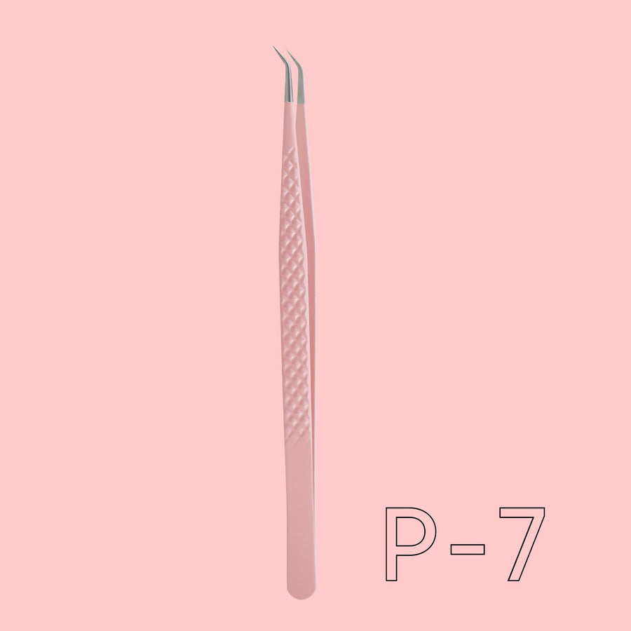 Stainless steel tweezers for eyelash extension