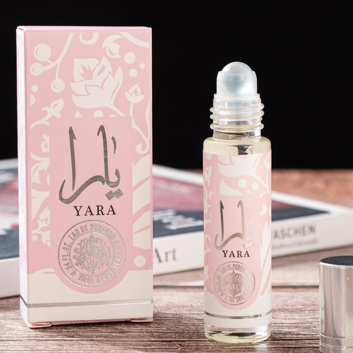 Arabian ladies perfume oil long lasting pink bottle