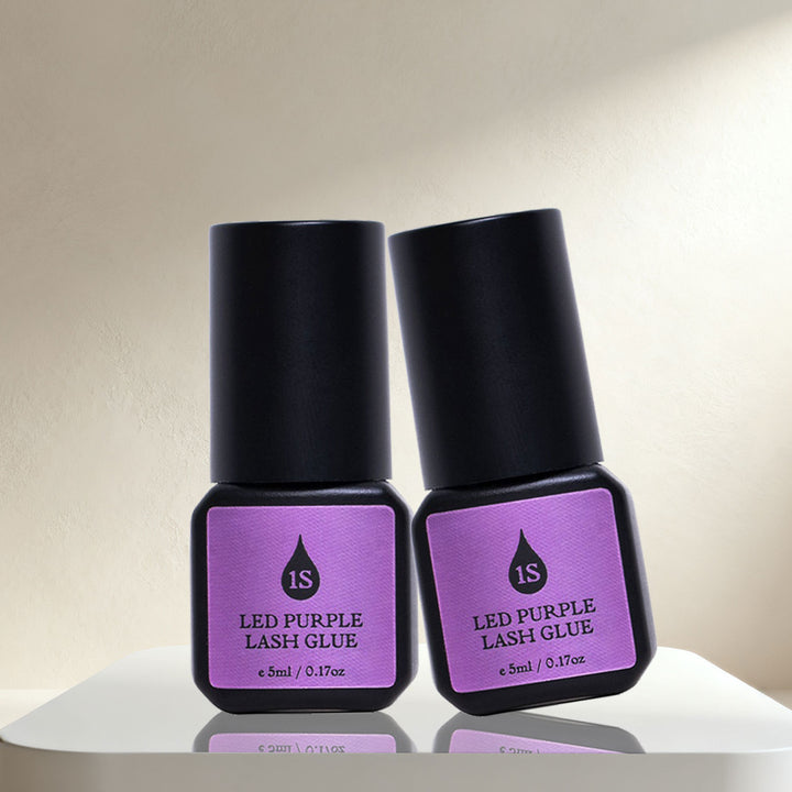 UV LED Eyelash Glue 1s Purple