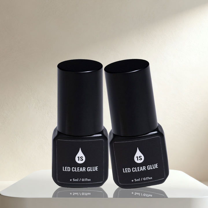 UV LED Eyelash Glue 1s Clear