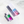 Two-color fruity temperature-changing lip oil