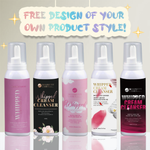 Unflavored whipped lash shampoo with a white cap - MUA Lashes Collections