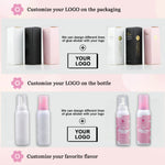 Unflavored whipped lash shampoo with a white cap - MUA Lashes Collections