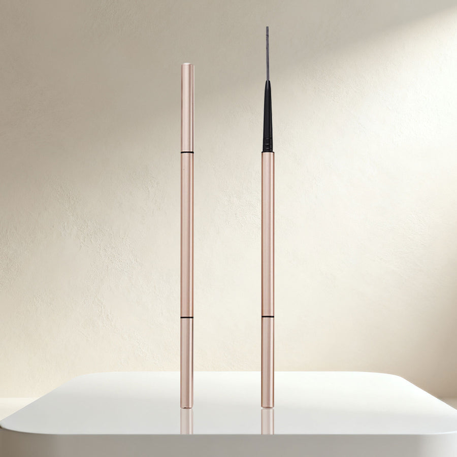 Ultra-fine, smooth and long-lasting rose gold tube eyebrow pencil